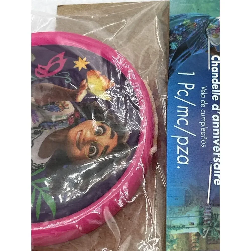Disney Encanto Birthday Candle - Party Expo Lot Of Two Candles